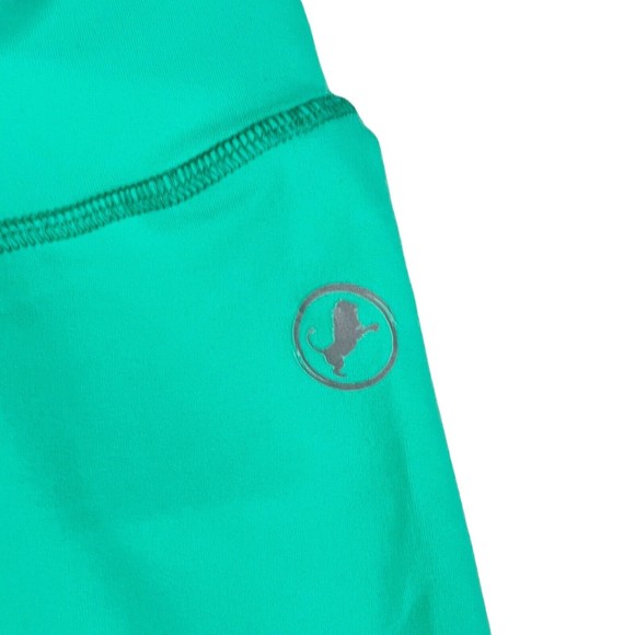 ABS2B Booty Pum Pum Ruched Bum Scrunch Cropped Fitness Leggings Mint Green, S - Picture 3 of 8